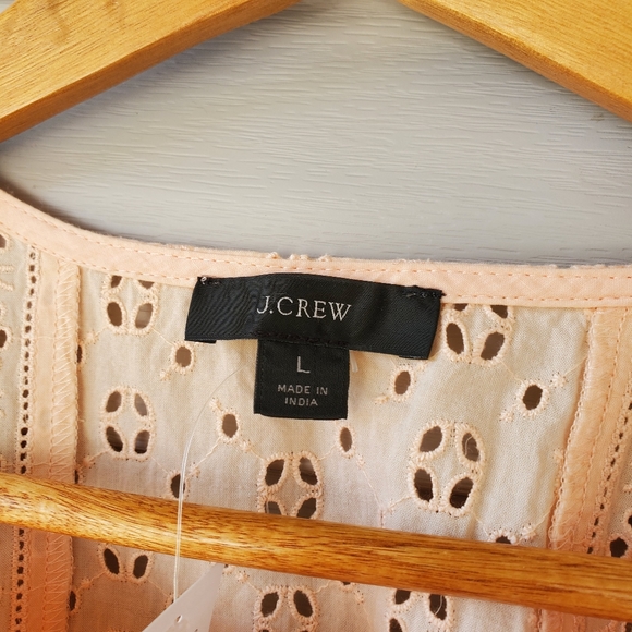 J. Crew Orange Flutter Sleeve Crop Top - Picture 7 of 13